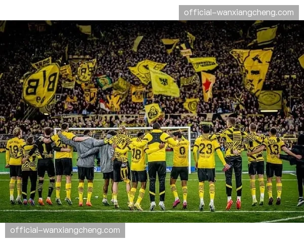 多特蒙德主场南看台：当43000部手机屏幕与球场激光秀完成同步